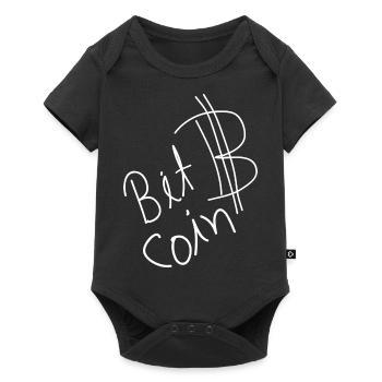 Crypto Bitcoin Trading - Body à manches courtes Premium Bébé - noir - Devant