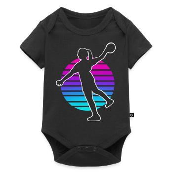 Handballeur Handballeur Femmes - Body à manches courtes Premium Bébé - noir - Devant