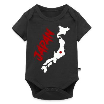 Japan - Baby Premium short-sleeve bodysuit - black - Front