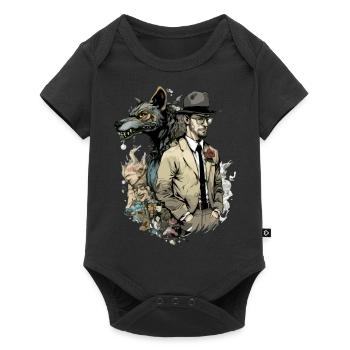 Hervé werewolf - Baby Premium short-sleeve bodysuit - black - Front