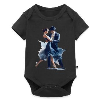 La danse sportive est une forme d’expression créative - Body à manches courtes Premium Bébé - noir - Devant