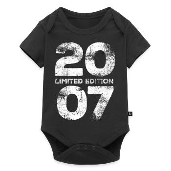 Edition Limitée 2007, Cadeau d’Anniversaire - Body à manches courtes Premium Bébé - noir - Devant