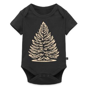 Season's Greetings Spruce - Baby Premium short-sleeve bodysuit - black - Front