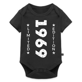1969 LIMITIERTE AUFLAGE - Baby Premium Kurzarmbody - Schwarz - Vorne