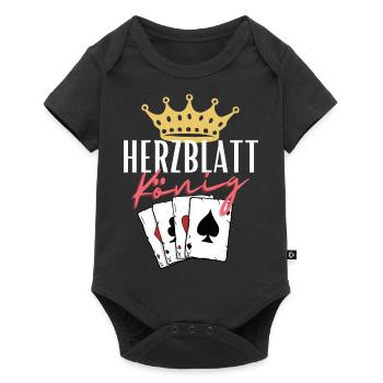 Roi chéri - Body à manches courtes Premium Bébé - noir - Devant