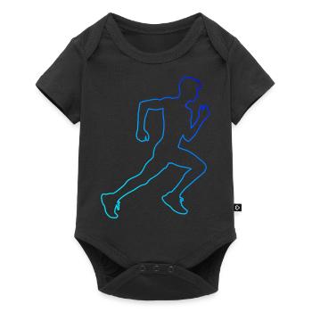 Course Jogging Homme Course à pied Femme Course à pied - Body à manches courtes Premium Bébé - noir - Devant