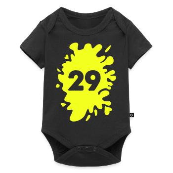 Blobs 29 - Baby Premium short-sleeve bodysuit - black - Front