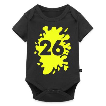 Blobs 26 - Baby Premium short-sleeve bodysuit - black - Front
