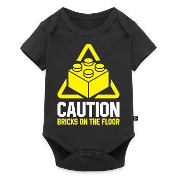 Brick Builder Brick Building Master Builder - Baby Premium short-sleeve bodysuit - black - Front