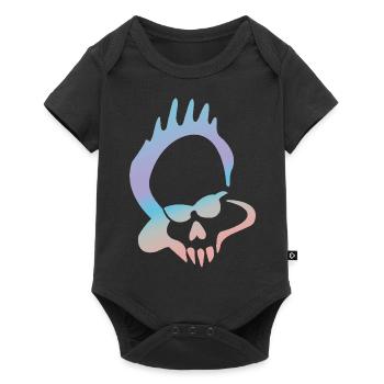 Logo Mansi Venice - Baby Premium Kurzarmbody - Schwarz - Vorne