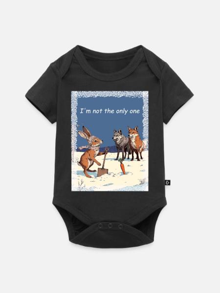 Prüfung des Schicksals - Baby Premium Kurzarmbody - Schwarz