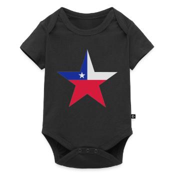 Chilean star - Baby Premium short-sleeve bodysuit - black - Front