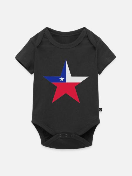 Chilenische Sterne - Baby Premium Kurzarmbody - Schwarz