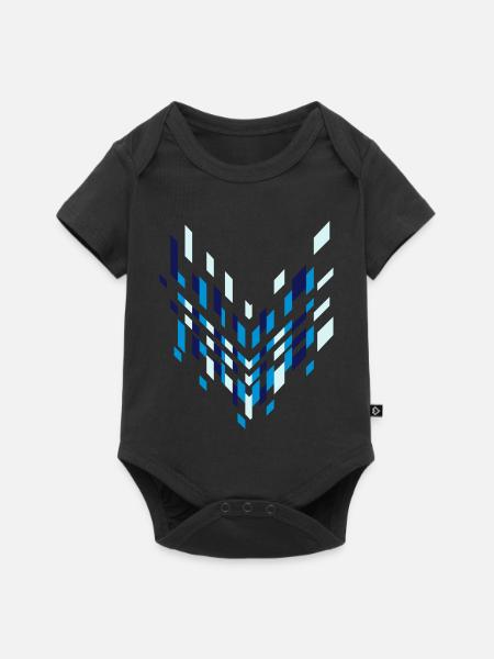 Grafik Pfeil - Baby Premium Kurzarmbody - Schwarz