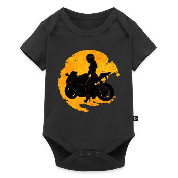 Motorcycle - Body à manches courtes Premium Bébé - noir - Devant