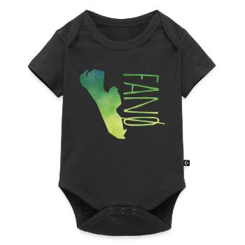 Fanoe - Baby Premium short-sleeve bodysuit - black - Front