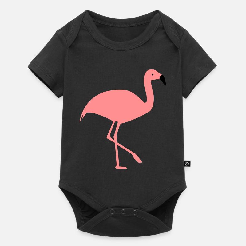 Flamingo - Body à manches courtes Premium Bébé - noir