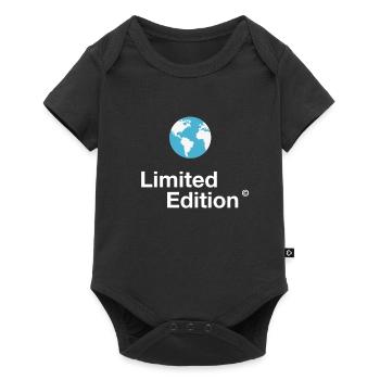 Erde Planet Schutz limited Earth Save planet klima - Baby Premium Kurzarmbody - Schwarz - Vorne