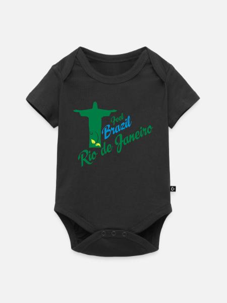 Rio de Janeiro - Body à manches courtes Premium Bébé - noir