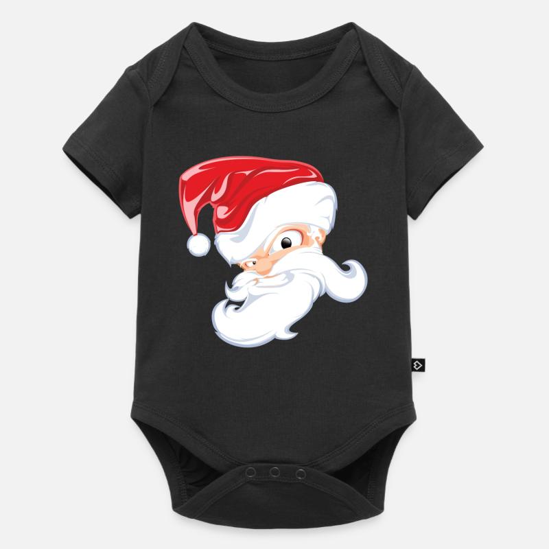 Père Noël du Père Noël w - Body à manches courtes Premium Bébé - noir