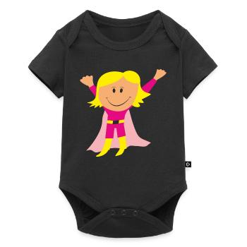 fille - Body à manches courtes Premium Bébé - noir - Devant