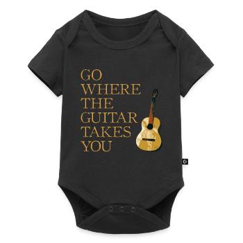 Manière de guitares - Body à manches courtes Premium Bébé - noir - Devant