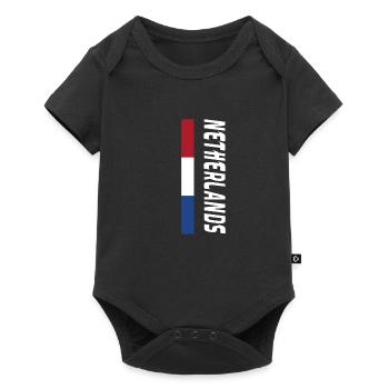 Netherlands / Gift / Gift Idea - Baby Premium short-sleeve bodysuit - black - Front