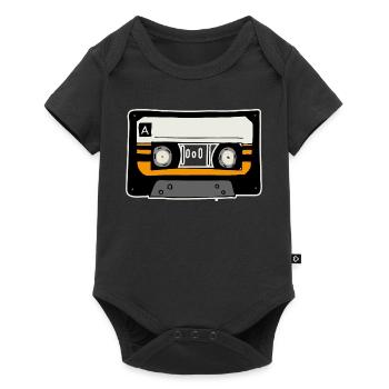 Cassette FOR SELF-WRITING - Baby Premium short-sleeve bodysuit - black - Front