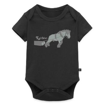kaltblutzieht - Baby Premium Kurzarmbody - Schwarz - Vorne