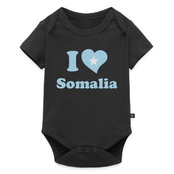 I love Somalia - J'aime la Somalie - Body à manches courtes Premium Bébé - noir - Devant