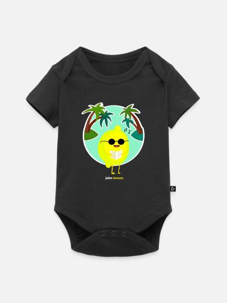 tropical - Body à manches courtes Premium Bébé - noir