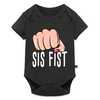 Fist - Sister Fist - Box - Boxing - Baby Premium short-sleeve bodysuit - black - Front