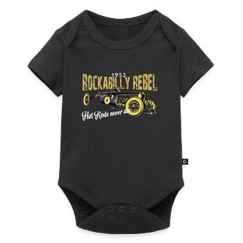 Rockabilly Rebel Design - Body à manches courtes Premium Bébé - noir - Devant