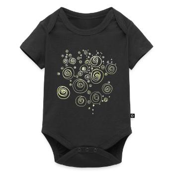 Shells / Spirals Abstract - Baby Premium short-sleeve bodysuit - black - Front