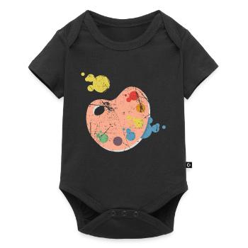 art - Body à manches courtes Premium Bébé - noir - Devant