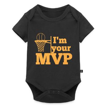 basketball - Baby Premium short-sleeve bodysuit - black - Front
