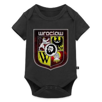 Wroclaw - Poland - Baby Premium short-sleeve bodysuit - black - Front