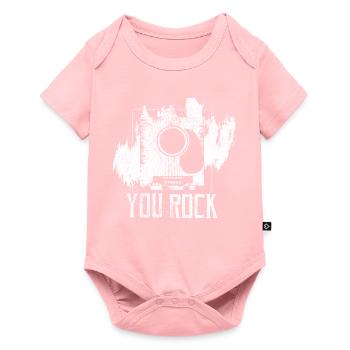 music - Baby Premium short-sleeve bodysuit - rose - Front