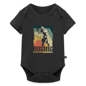 Boxing Martial Arts Gloves Gift Idea - Baby Premium short-sleeve bodysuit - black - Front