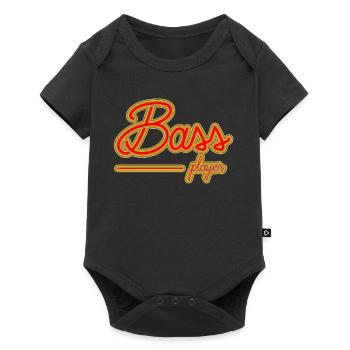 Bassiste - Body à manches courtes Premium Bébé - noir - Devant