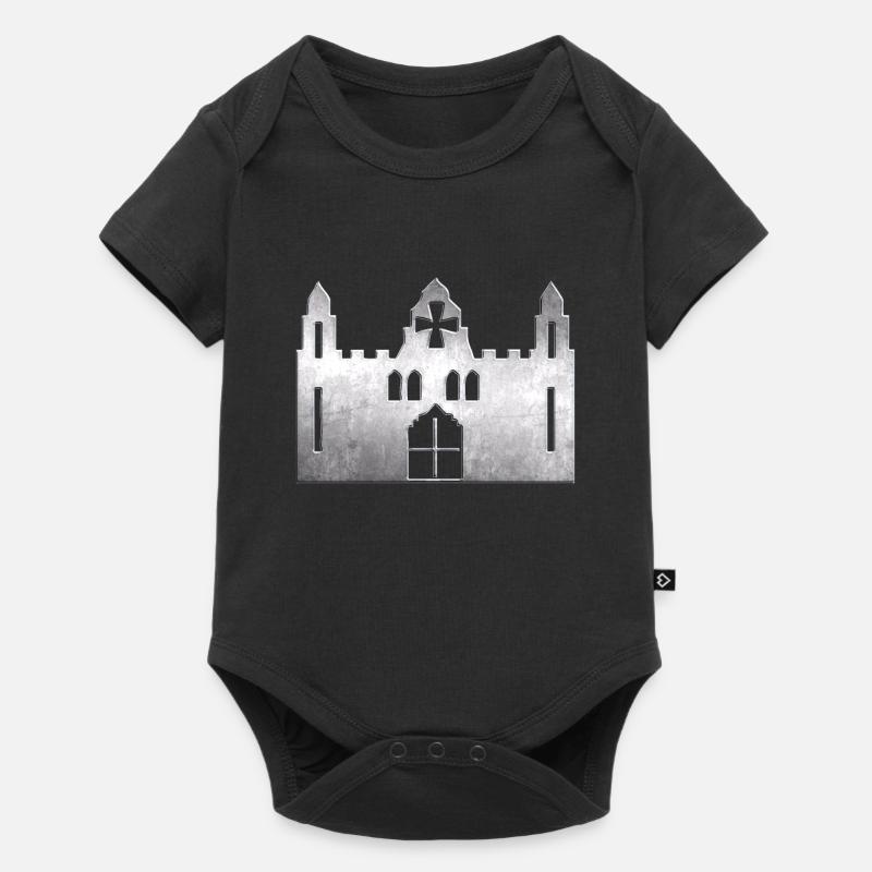 monastère - Body à manches courtes Premium Bébé - noir