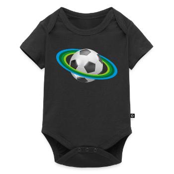 Football, Soccer, - Baby Premium short-sleeve bodysuit - black - Front