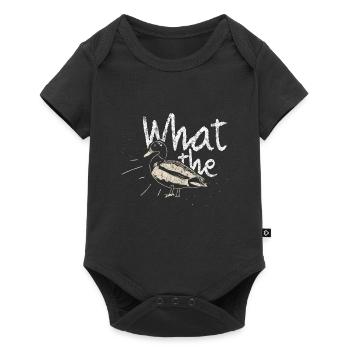 Duck saying - Baby Premium short-sleeve bodysuit - black - Front