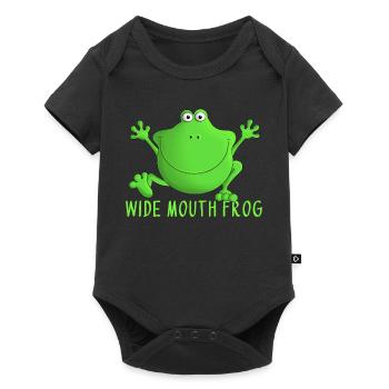 Grenouille qui rit - Body à manches courtes Premium Bébé - noir - Devant