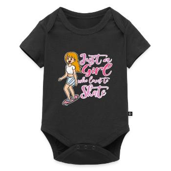 skateboard - Baby Premium short-sleeve bodysuit - black - Front