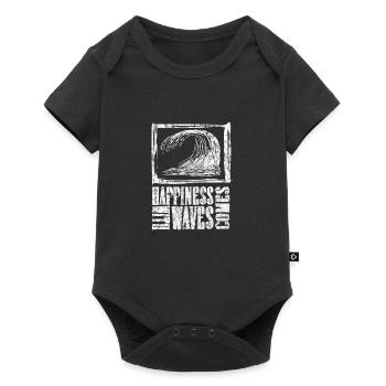 Surfer - Body à manches courtes Premium Bébé - noir - Devant
