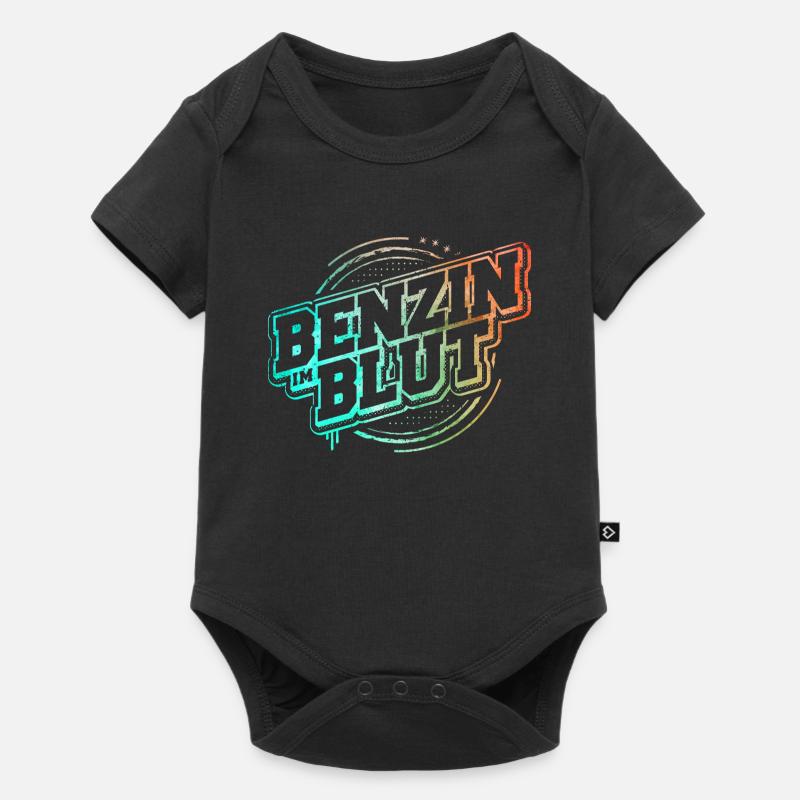 Benzin im Blut - Schrauber Bastler - Baby Premium Kurzarmbody - Schwarz