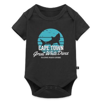 Cape Town Great White Shark Dives - Baby Premium short-sleeve bodysuit - black - Front