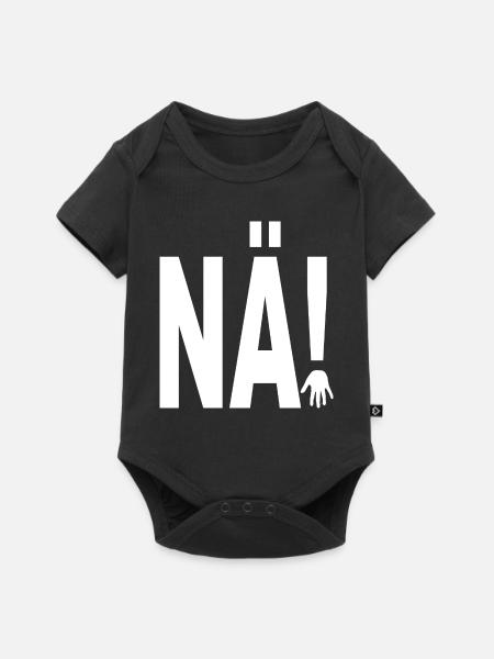 NÄ! - Baby Premium Kurzarmbody - Schwarz