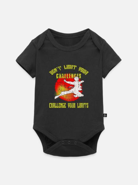 Kampfsport - Baby Premium Kurzarmbody - Schwarz